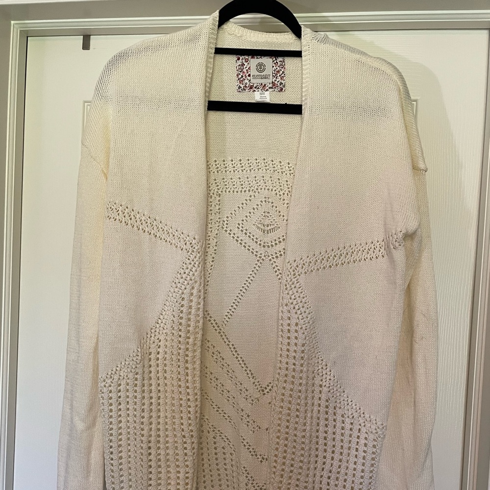 Lightweight cream cardigan